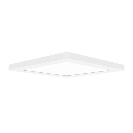 ModPLUS, Dual Voltage LED Flush Mount, White Finish, Acrylic Lens Acrylic